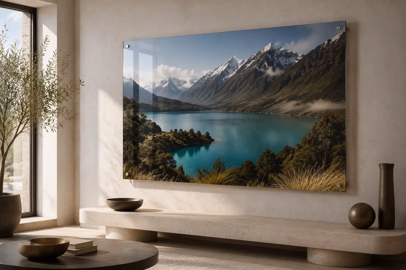 Stillness acrylic wall art